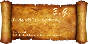 Budaházi Godvin névjegykártya